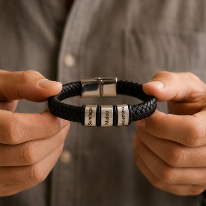 Pulsera Papá e Hijos (Hasta 8 nombres)