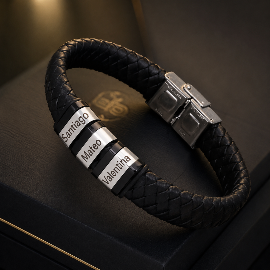 Pulsera Papá e Hijos (Hasta 8 nombres)