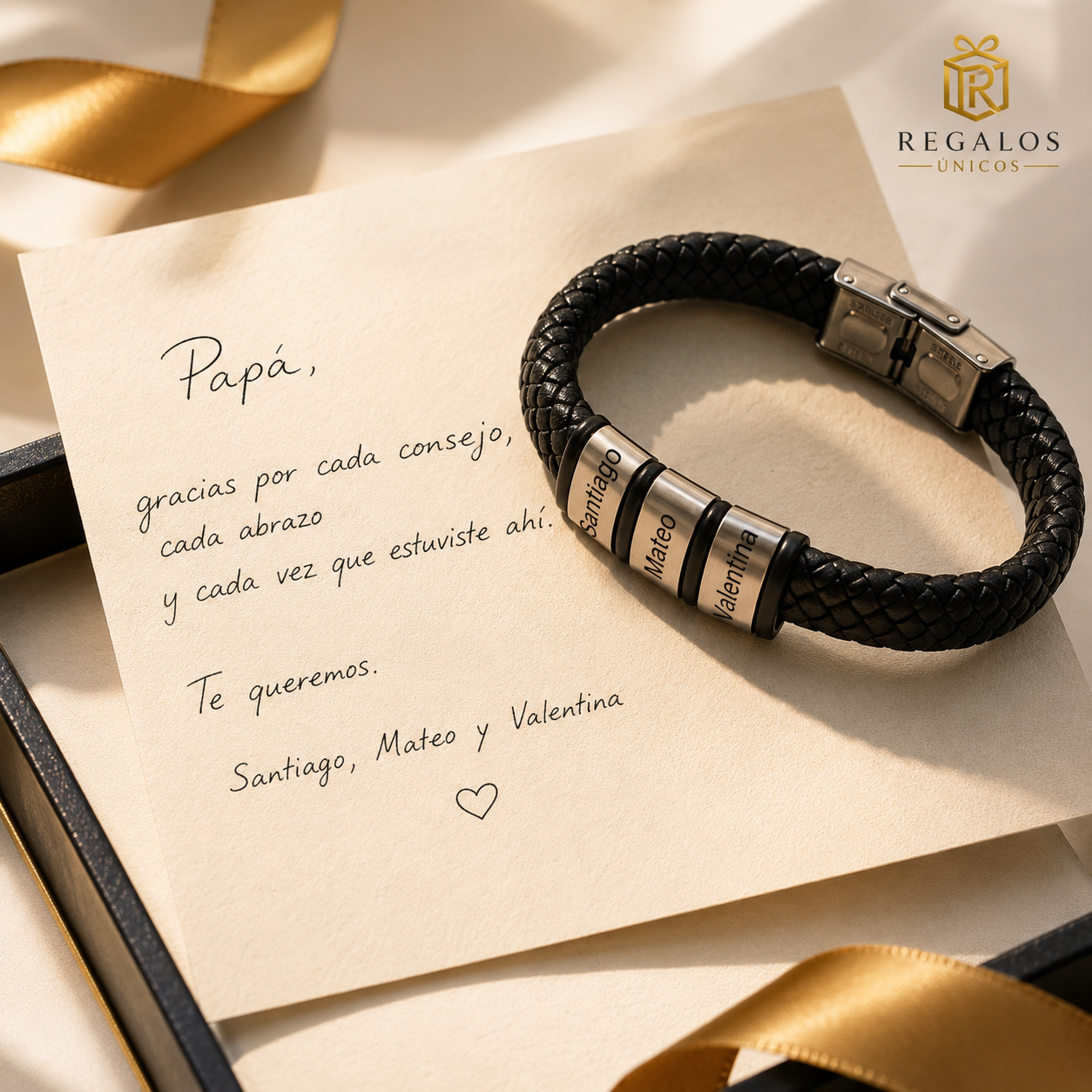 Pulsera Papá e Hijos (Hasta 8 nombres)